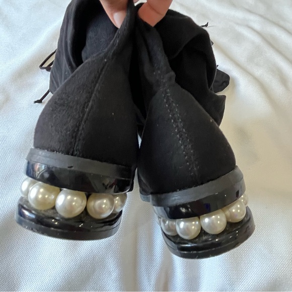 Catherine Malandrino Perse Black Embellished Over-the-Knee Boot Size 7.5 - Picture 7 of 9
